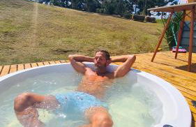 Cabana Alpaca - Banheira, Lareira e Tranquilidade - Foto 9