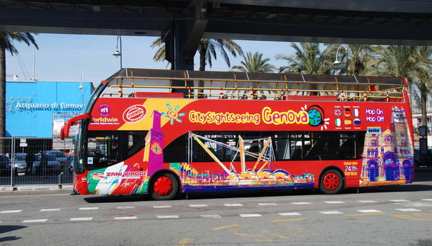 Genoa Sightseeing Bus - Photo 3, Ride past Genoa's famous aquarium on your hop-on hop-off tour