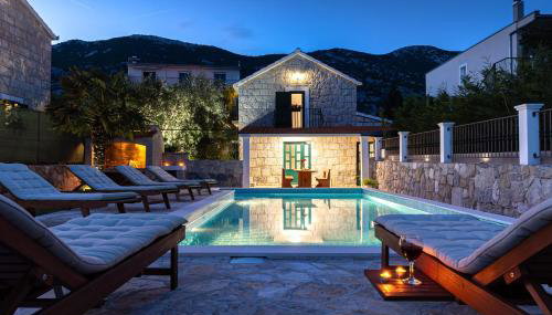 Villa Bella Pietra with private pool, sauna - Foto 5, sunbed