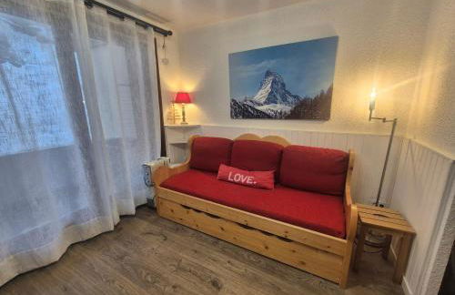 Studio rénové avec balcon, proche pistes, animaux acceptés - FR-1-502-415 - Foto 1