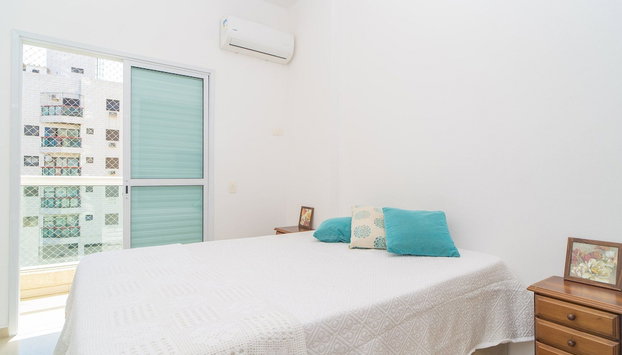 Apto com churrasqueira a 300m da Praia da Enseada - Foto 2, Habitación
