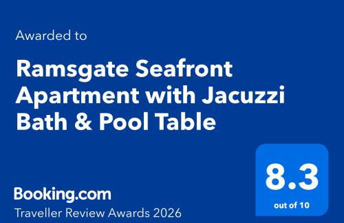 Ramsgate Seafront Apartment with Jacuzzi Bath & Pool Table - Foto 3