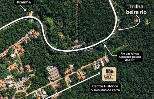 Loft do Fotógrafo 4 - Poucos passos do Rio das Almas - Foto 8