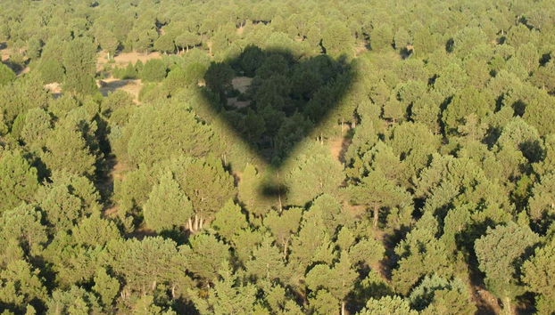 Paseando en globo sobre Ávila