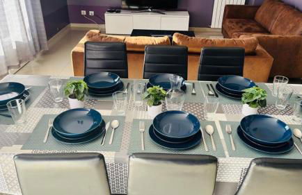 100m2 2 chambres 8 personnes - Grand parking et terrasse privée - Proche CDG-Parc expositions-Paris-Astérix-Disney - Foto 19