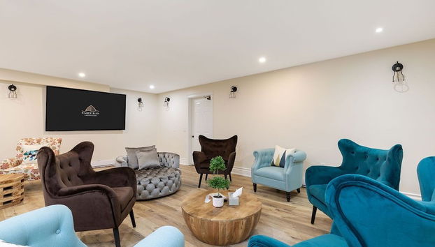 Zona de estar del vestíbulo