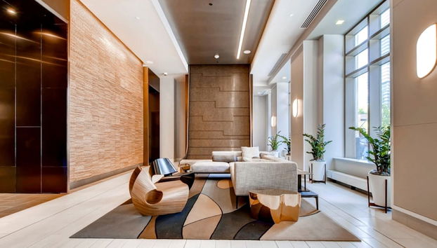 Zona de estar del vestíbulo