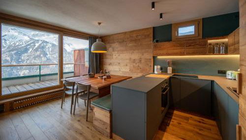 Luxury 9-Bed Apartment Steps from Ski Slopes with Parking & Ski Box - Foto 5, stove, dishwasher, heating