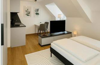 Allgäu Suites - Innenstadt, Schlafzimmer, Küche, Parkplatz möglich, Dachterrasse - Foto 12