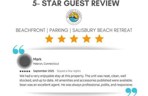 Beachfront Parking Salisbury Beach Retreat - Foto 6