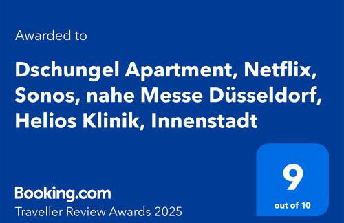 Dschungel Apartment, Netflix, Sonos, nahe Messe Düsseldorf, Helios Klinik, Innenstadt - Foto 26