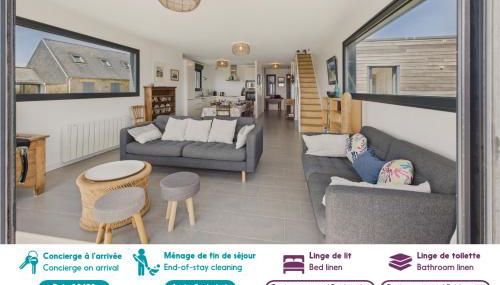 Vue mer - maison pour 5 adultes et 2 enfants - Foto 3