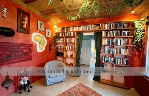 Lodge of Africa - einzigartige Themenzimmer, eingezäunten Garten, Sauna, Whirlpool & Kamin, Hunde willkommen, Gasgrill, voll ausgestattete Küche, großer Essbereich, Hamburg & Stade in der Nähe - Photo 29