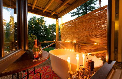 Luxury Off-Grid Cabin with Outdoor Bath in Scotland - Foto 6
