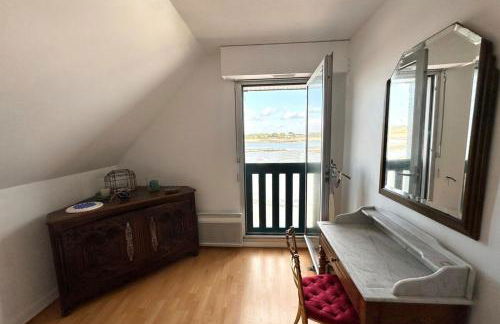 T3 Duplex Vue mer 180 sur le port de Lomener - Foto 24