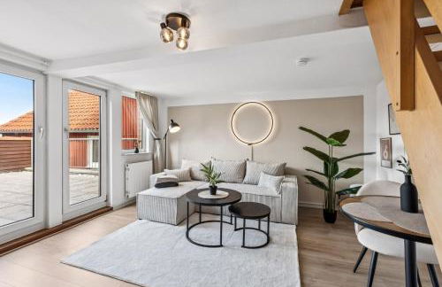 Moderne Maisonette-Wohnung in Friedberg nahe Frankfurt, Balkon, Zentral, Voll ausgestattet - Foto 9