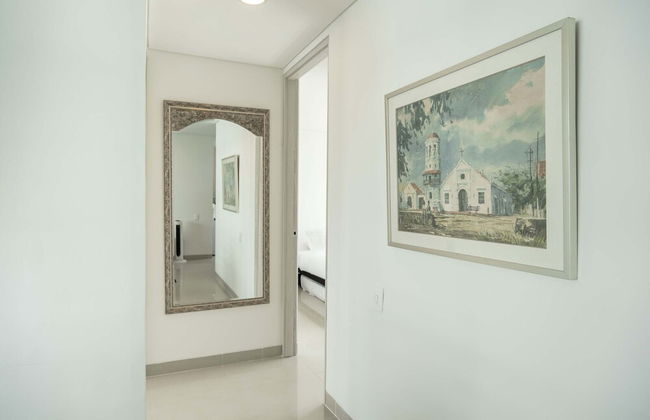 w Comfy 2BR w Ocean View and Pool in CTG - Foto 14