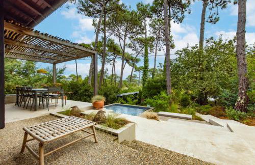 Villa Cap-Ferret, vue bassin-pinède - Foto 30