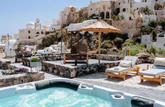 Rock Villas Santorini - Villa Legend Castle View Jacuzzi 130 sq m up to 7 Guests - Foto 11