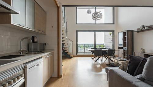 Loft moderno con terraza y piscina en Valencia - Foto 2