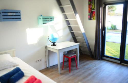 Maison de famille Entre bois et sel avec piscine privée chauffée - Foto 9