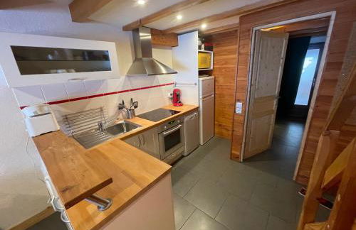 LE PASSE-MONTAGNE Bel appartement avec terrasse dans vieille ferme de montagne rénovée - Foto 6