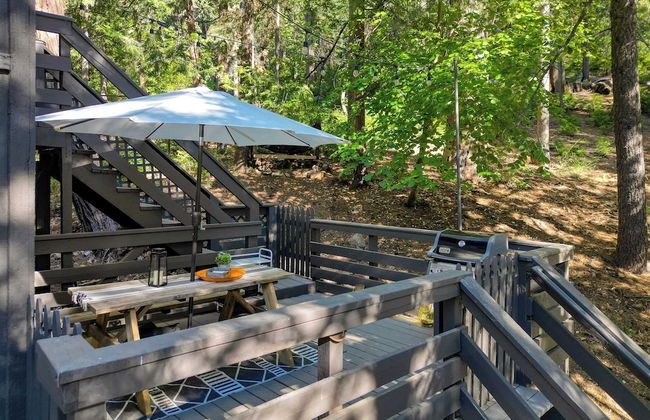 A-frame Retreat Chic and Modern Forest Views, Hammock, Outdoor Dining, Decks - Foto 32