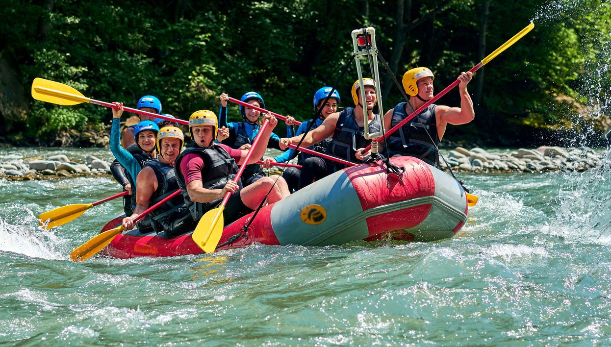 Rafting sul fiume Juramento