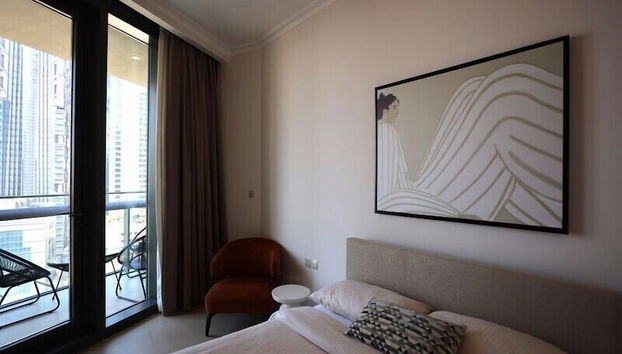 Elegant 1BR Oasis Burj Vista - Foto 2, Habitación