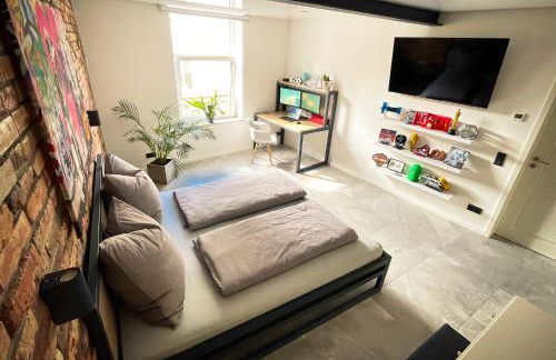 DESIGN LOFT Herford - Parkplatz, WLAN, Netflix, PS4, Heimkino - Foto 32