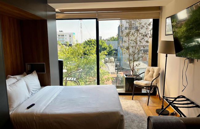 w Fantastic Loft w Great Balcony in Roma Norte - Foto 2