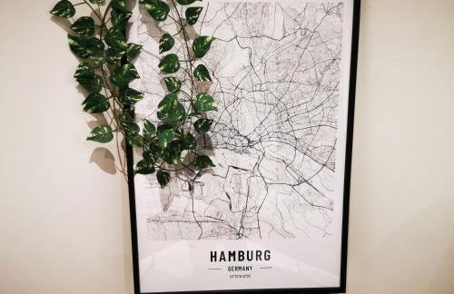 HH 01 by ROCKCHAIR - SUPERHOST Status - Modernes Apartment mit sonnigem Balkon & premium Boxspringbetten in Winterhude - Hamburg Top Geheimtipp - Foto 8