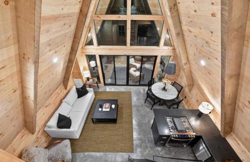 Romantic A-Frame Cabin w Firepit, Patio, Fireplace, Games in Blue Ridge Mountains - Photo 6