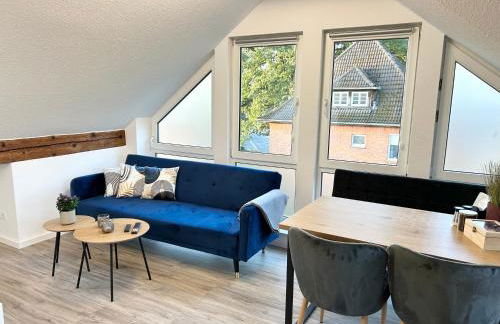 LGH-Moderne, ruhige Wohnung, Nähe zum Flughafen und Autobahn, 24h-self-check-in, vollausgestattet, DisneyPlus, Waschmaschine - Foto 1