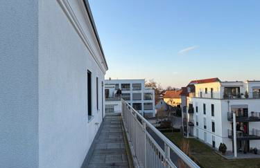 Modernes Serviced Apartment - FeWo Penthouse View - Foto 9
