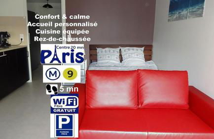 Feel At Home Paris-Montreuil 500m Metro parking privé gratuit - Photo 1