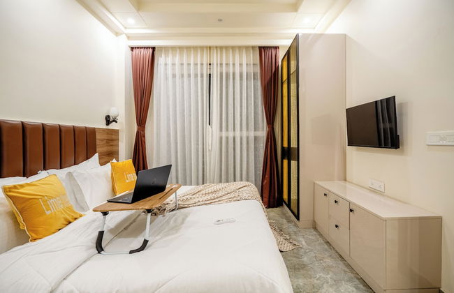 Lime Tree 1BHK Service Apartment Gurgaon - Foto 4