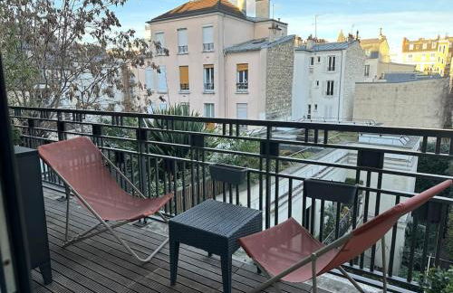 Appartement 2 pièces 57m2 Terrasse sur cour Proche Paris Porte Maillot - Foto 6