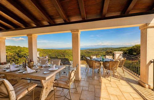 VILLA GEMINI Luxus Pool und Meerblick Punta Križa - Foto 4