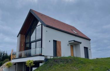 Rumiane pola - stodoła na Mazurach z widokiem na jezioro - Foto 41