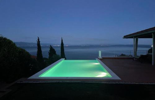 VILLA LOVRAN - 150 m to the beach - infinity pool - incredible sea view - fitness gym - Foto 78