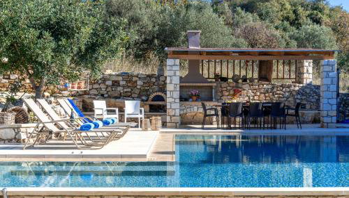 Cretan Lux Villa Heated Pool - Foto 4, sunbed