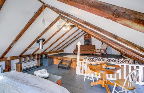 Hike, Fish and Ski Riverside Barn Loft in Lee - Foto 13