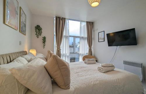 City Centre Morden 1-Bedroom Apt Near Dock - Foto 12