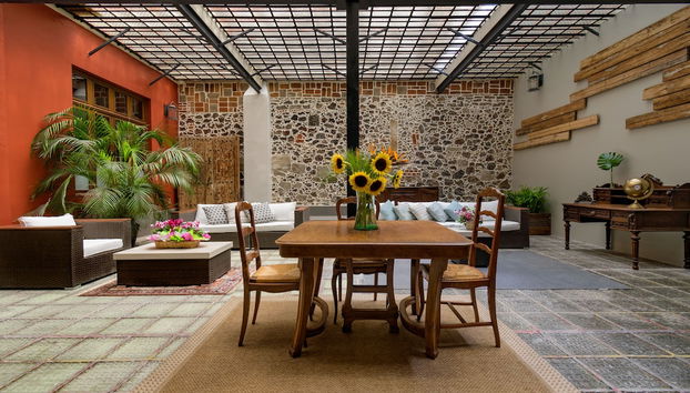 Sala de estar do lobby