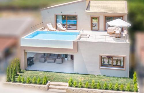 villa vasillis-heated swimming pool with infinity view - Foto 6