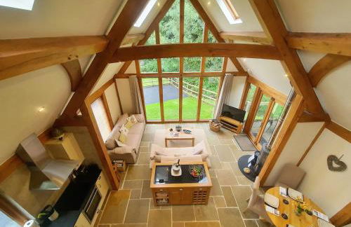 Swn Y Nant Lodge with hot tub Brecon - Foto 8