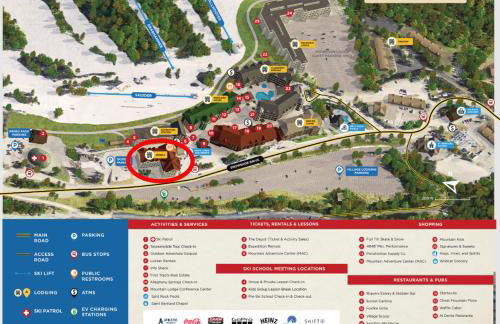 Snowshoe Village Ski-in - Ski-out Condo w Hot Tub - Foto 9