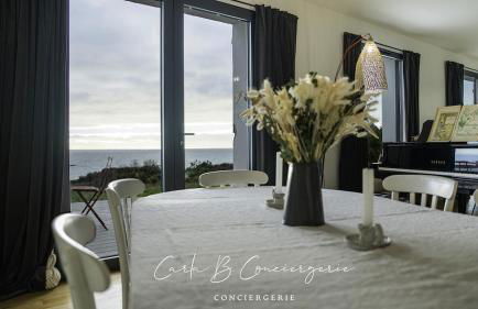 Vue imprenable exceptionnelle sur l'océan pour cette résidence haut de gamme avec piano DOELAN - Foto 1