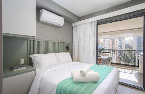 Estúdio Piscina Rooftop, WiFi 1GB, Metrô 600m - Foto 25